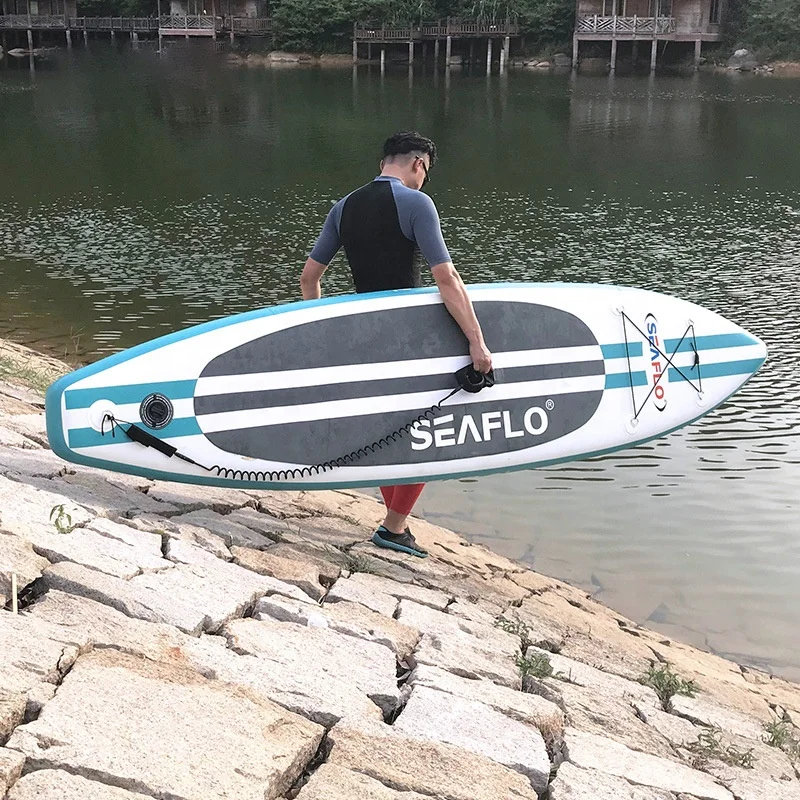 

Large Size PVC Foam Inflatable Water Jet Surfboard Longboard, Customized color