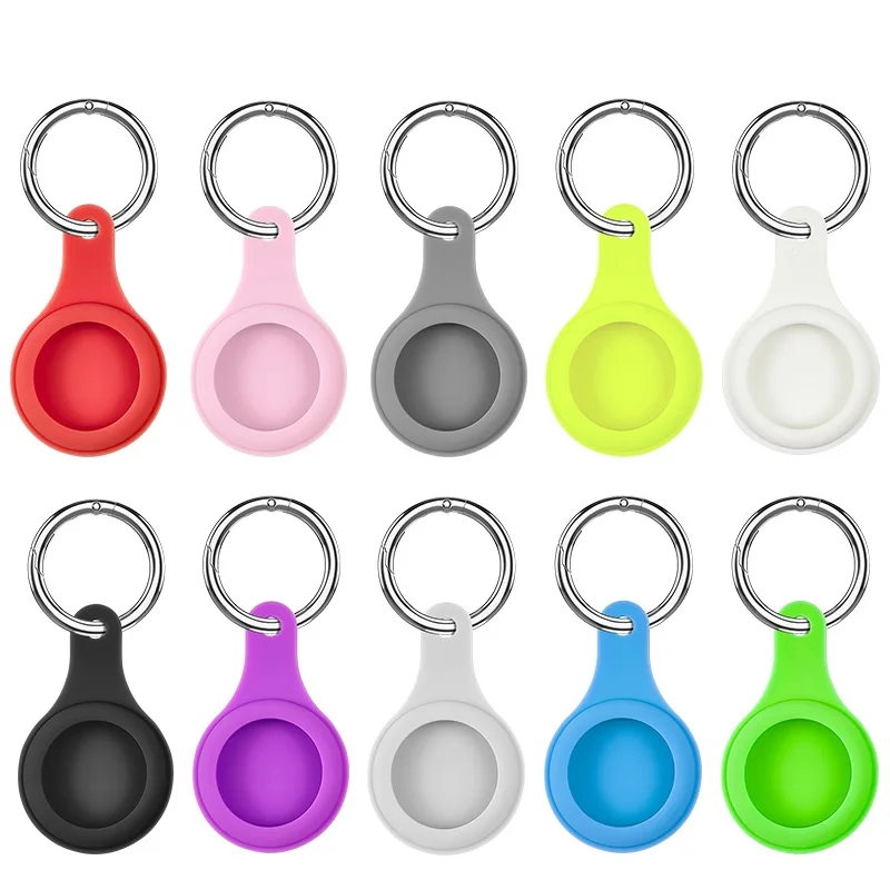 

Glowing Custom Mini Tracker Protector Airtag Silicone Case For Dog Kids, Multiple colors
