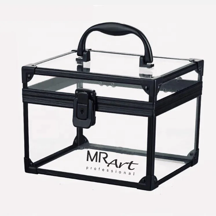 

Transparent Portable Acrylic Vanity Cosmetic Case for ladies