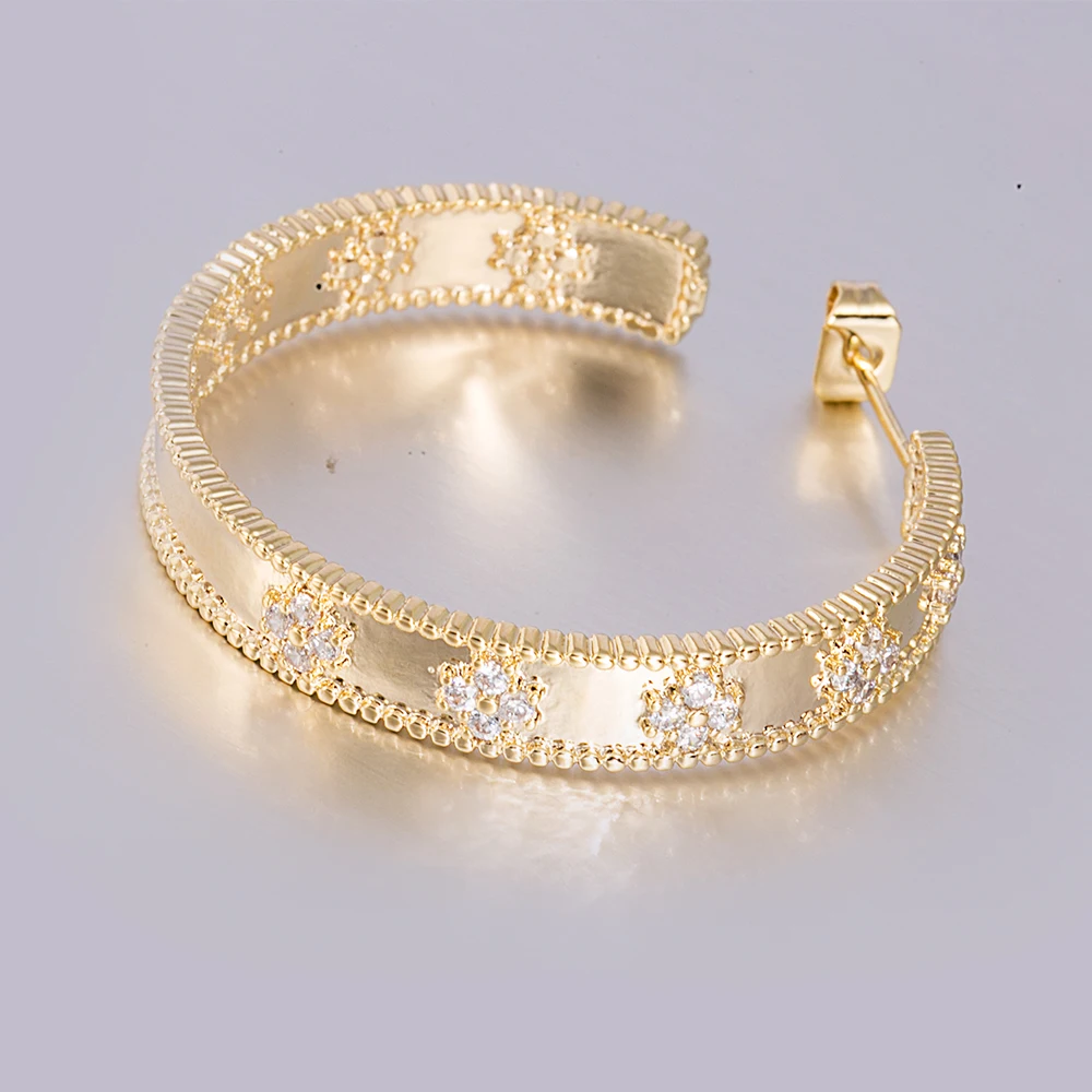 

XuQian Halloween Fashion Hoop Gold Women Earrings, Gold&silver