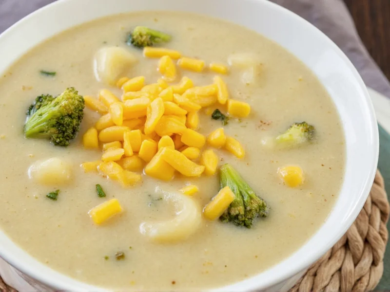 Perfect Potato Broccoli Cheddar Soup Recipe | Homemade Guide