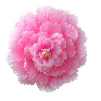 

P314 Dance Umbrella 3D Dance Performance Peony Flower Umbrella Chinese Multi Layer Cloth Umbrellas