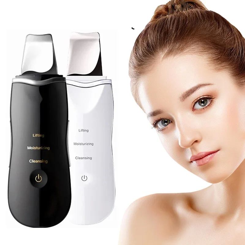 

good sell ultrasonic skin scrubber heating set appareil pour soin de visage