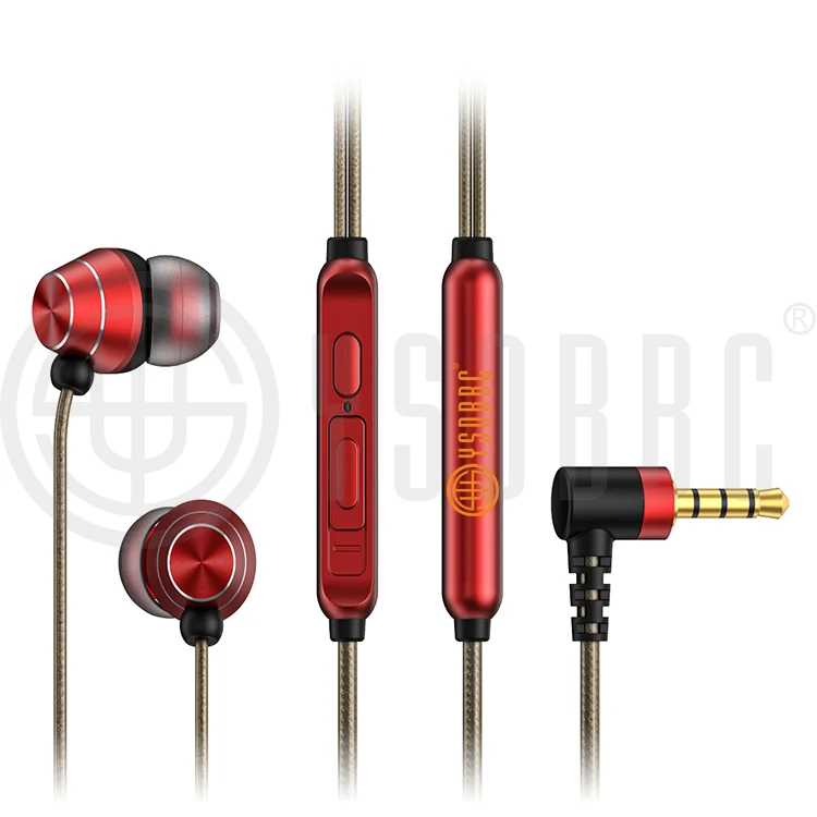 

YS103 New Arrivel Copper ring bugle headset volume earphone Highly sensitive Bass heavy earpiece wired earphone for ysdbbc