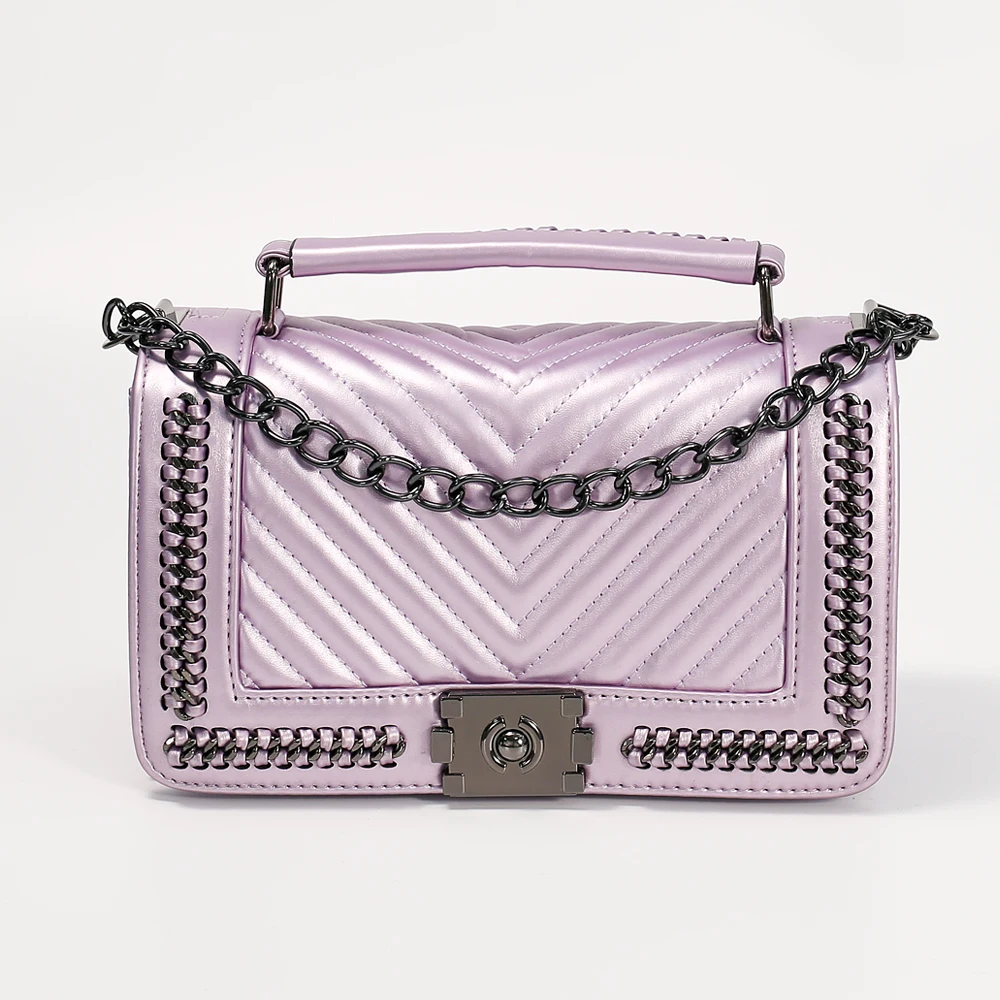 

Printed Shoulder Big Bags Fashion Large Travel Bags Women Luxury Chain Handbags
