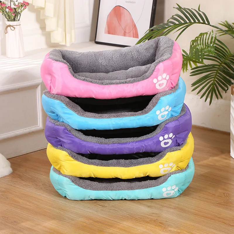 

Wholesale Winter Pet Supplies Bed 2021 Winter Custom Oxford Pet Bed Nest For Dog Cat