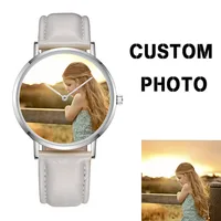 

Personalized Photo Watches Drop Shipping Custom Dial Printing Watch Sublimation Blank Wrist Watch Customized Design