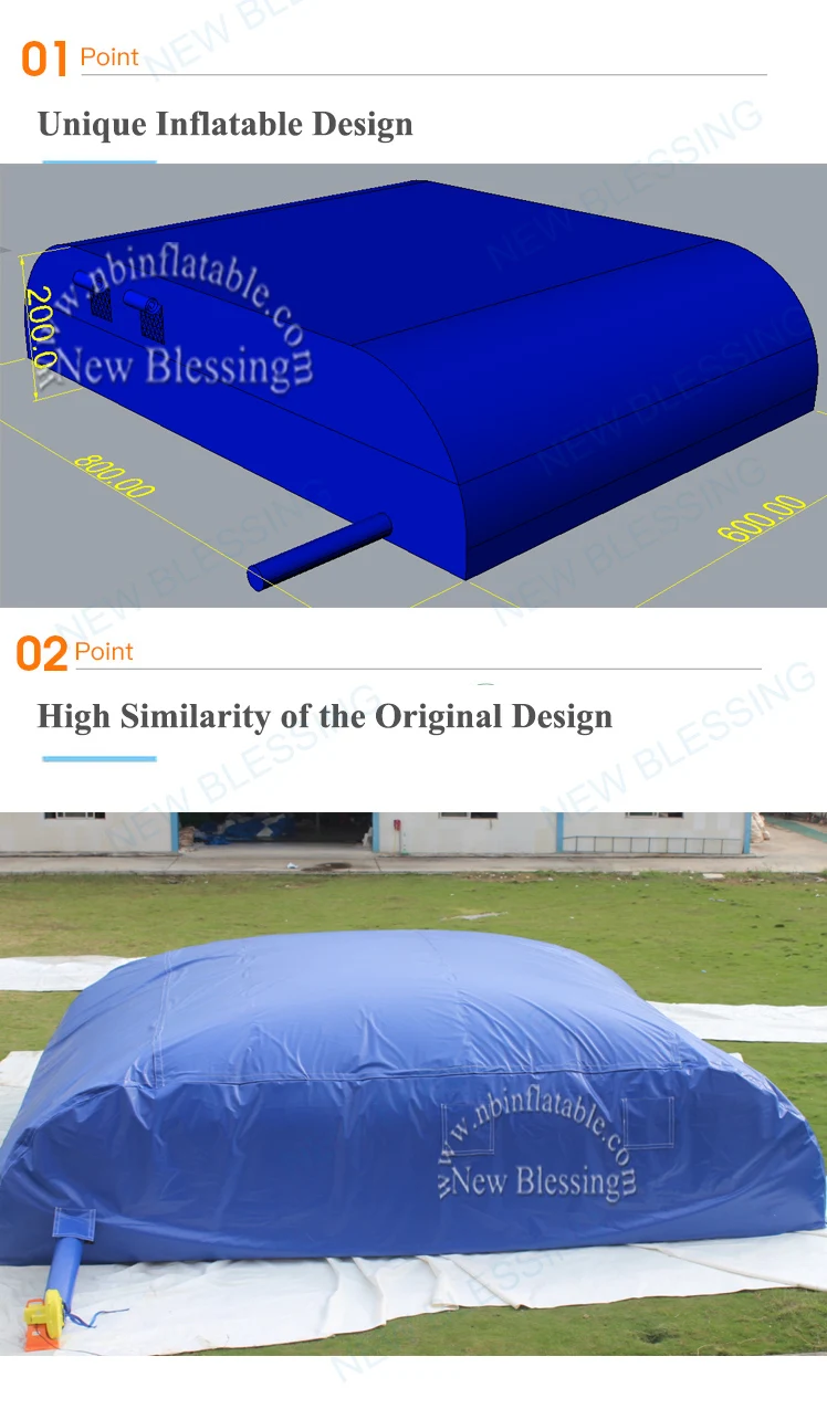 High Quality Inflatable Airbag Landing Pillow Pad,Exciting Bmx