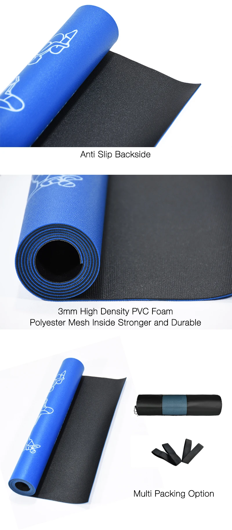 173cm Length Tatami 3mm 4mm Thick Crash Folding Multifunctional