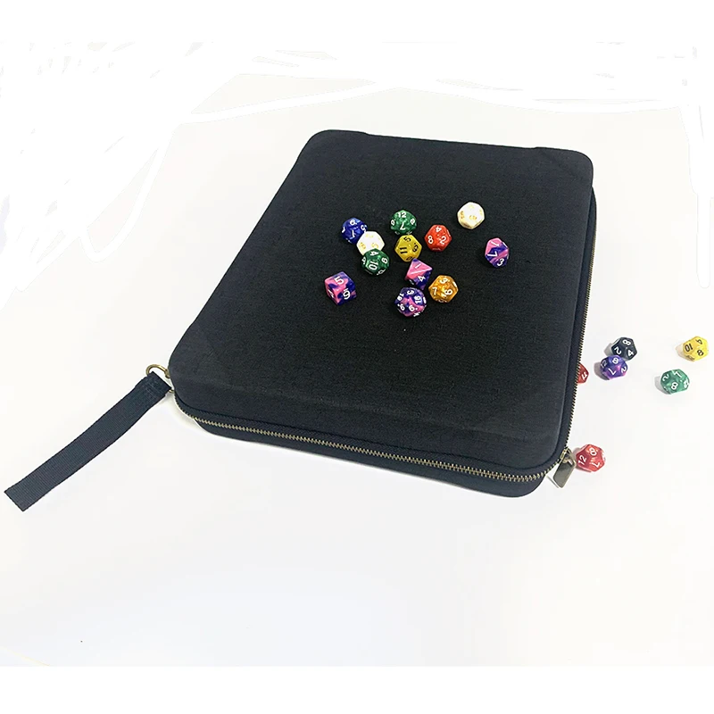 

Premium Dice Case with Removable Perforated Tray Dice Bag Can Holds, Customized color