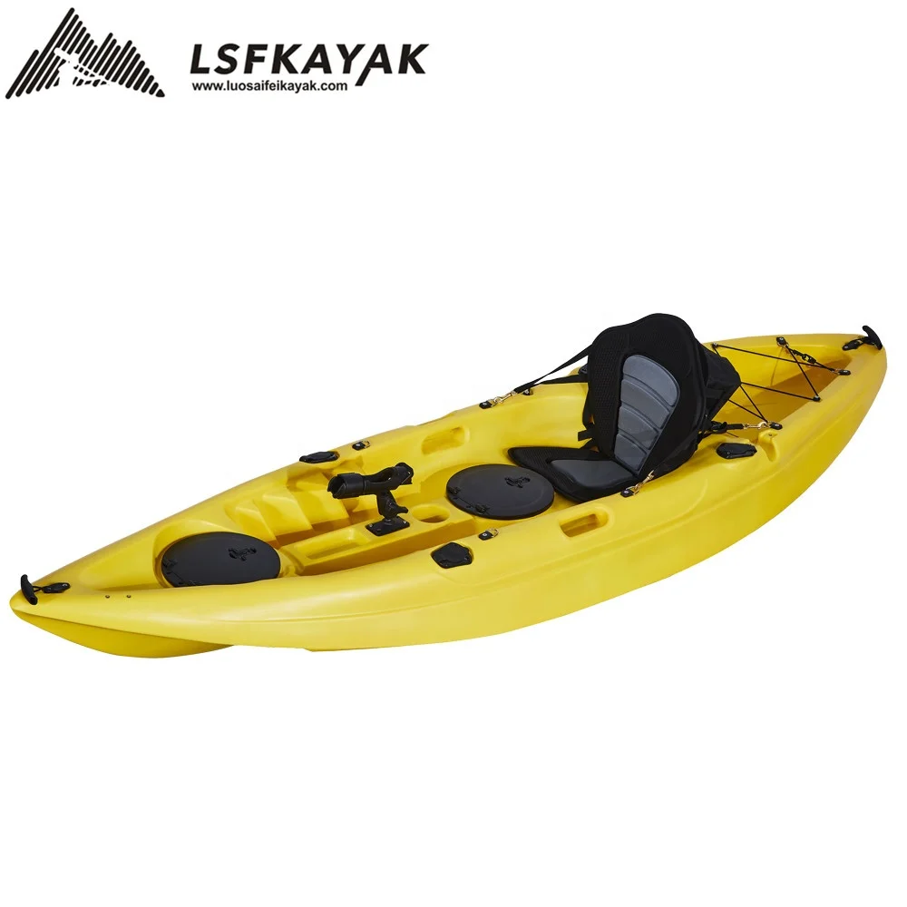 

LSF Single Seat One Person Tandem 9FT Fishing Sit On Top Canoe LLDPE Plastic Kayak, Customized
