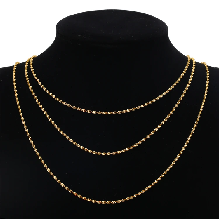 

Wholesale Custom New Style Hip Hop 18k Vacuum Gold-plated Jewelry Bar Necklaces