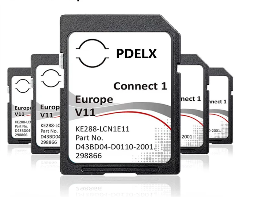 

Version 2021 2022 Europa Connect 1 V11 Navigation CID 16GB SD Map Card, High quality memory card blue black