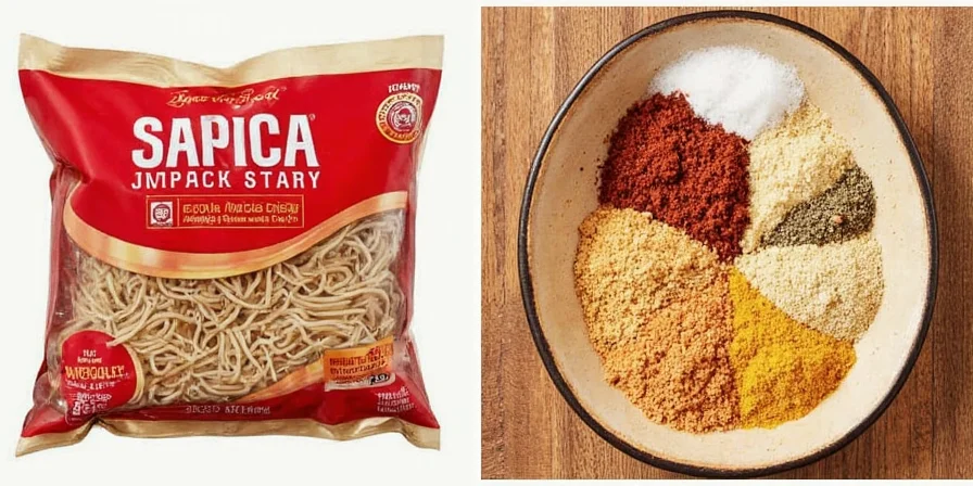 Mixing spices in a small bowl