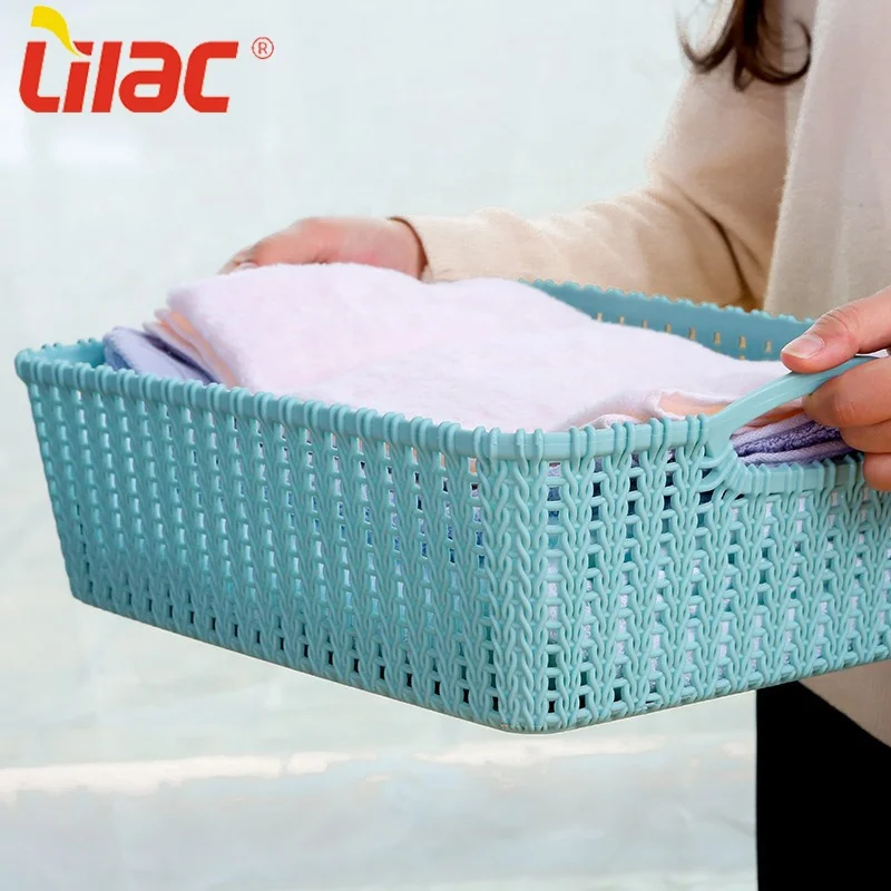 

Lilac Free Sample bathroom laundry basket storage other storage baskets high capacity storage baskets, Bule/gray/white