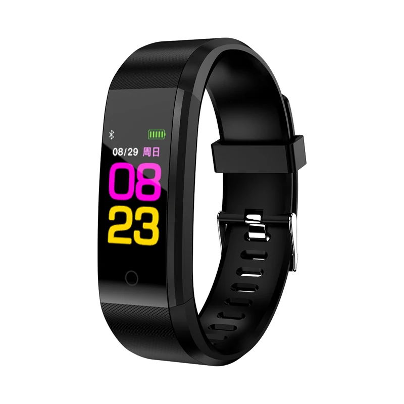 

ID115 wristband Heart Rate Blood Pressure Pedometer Waterproof fitness band 115plus smartwatch 115 plus smart watch bracelet