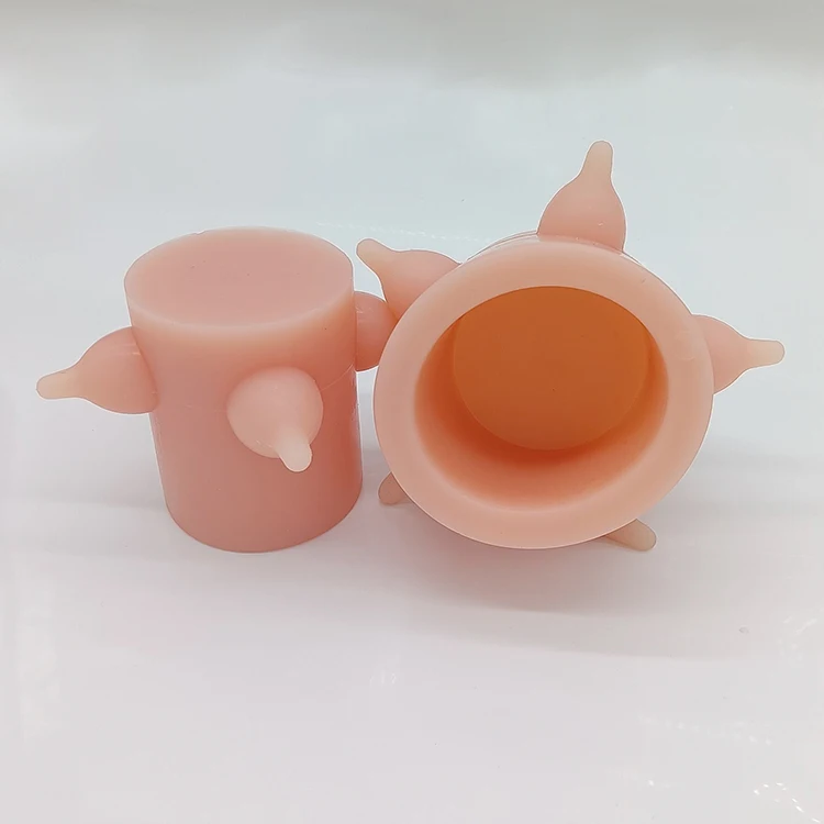 

Food Grade Silicon Gel Puppy Bowl Puppy Feeder Station, Orange