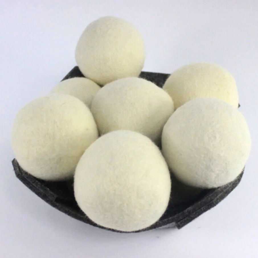 
EAST New Zealand Eco Organic 100% Wool Dryer Balls, Felt Laundry Ball, Wool Dryer Balls Large 