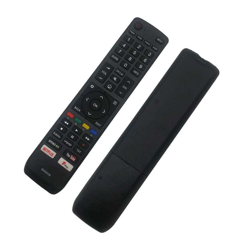 

Excellent manufacturer factory direct supply hisense tv remote control EN3G39 for replacement lcd led hisense original remote, Black