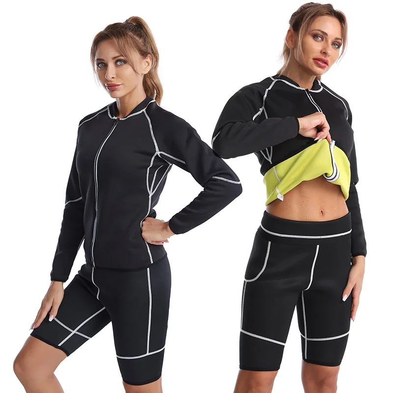 

Miket Wholesale Fall Sportswear Workout Clothes for Women Long Sleeve Fitness Sports Yoga Jackets Women, Balck