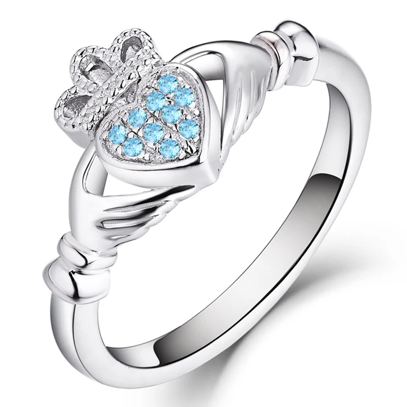 

Wholesale Custom 925 Sterling Silver Ladies Party Gifts Designs CZ Trendy Rhodium Plated Classic Princess Crown Rings For Women