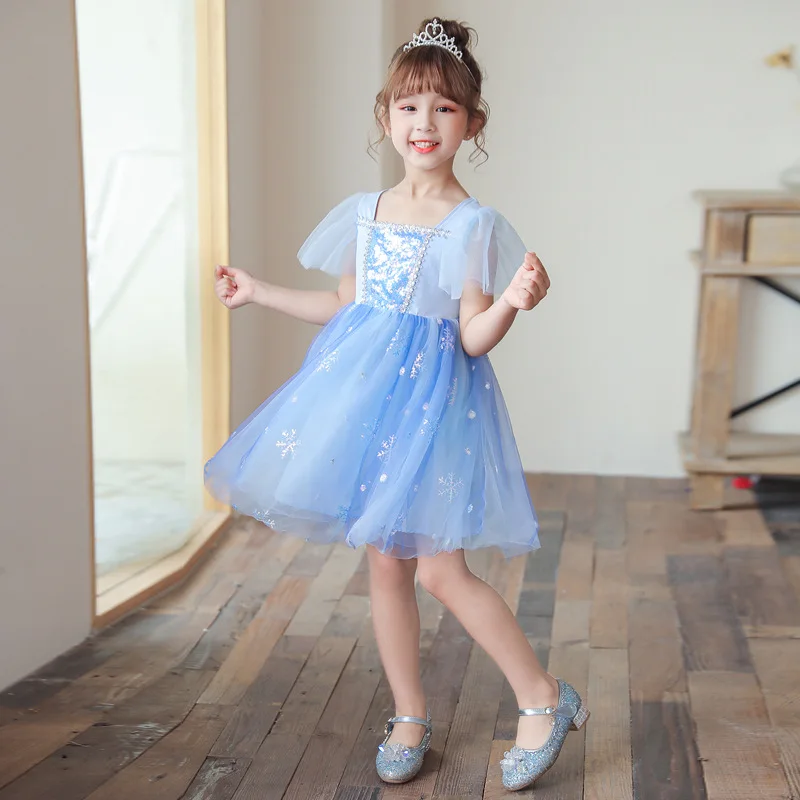 

Sequined Princess Elsa Dresses The Latest Princess Elsa Dresses, Picture