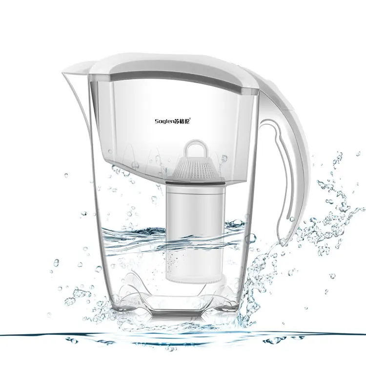 
Jarra de filtro de agua alcalina botella de agua con filtro Jarra de filtro de agua conveniente 