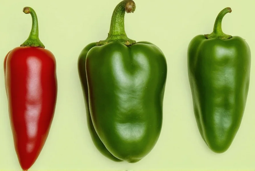 Anaheim Pepper Size vs Heat Chart