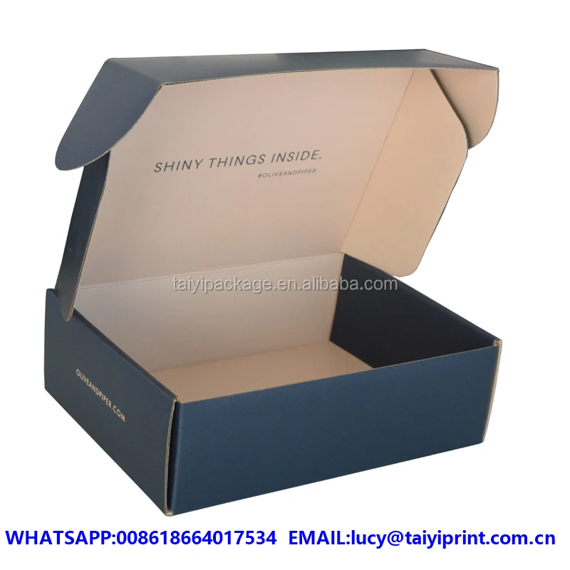 t-shirt jumbo kraft easy-fold box mailers