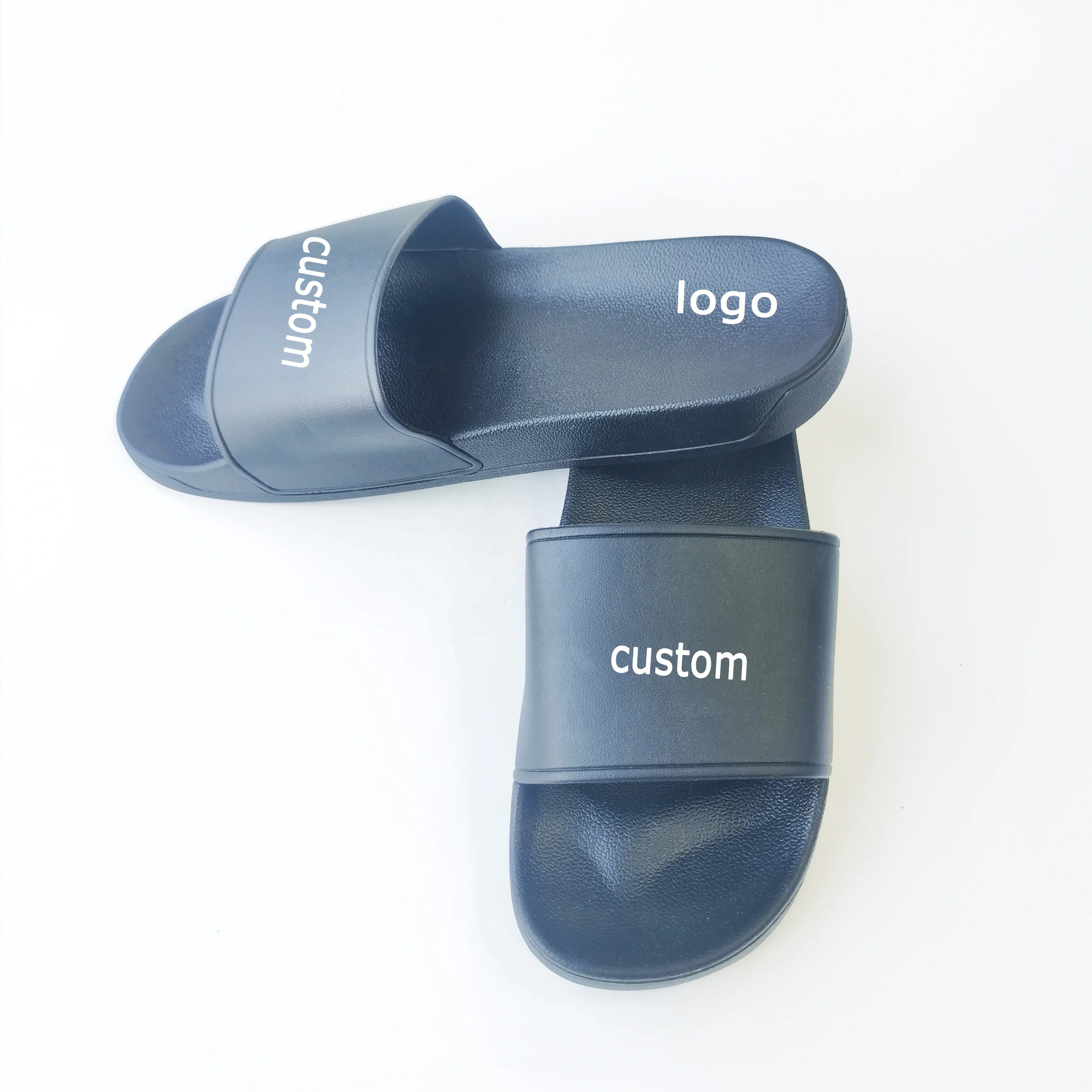 

wholesale open toe breathable pvc eva rubber sublimation sandals custom designer personal logo unisex women slides footwear