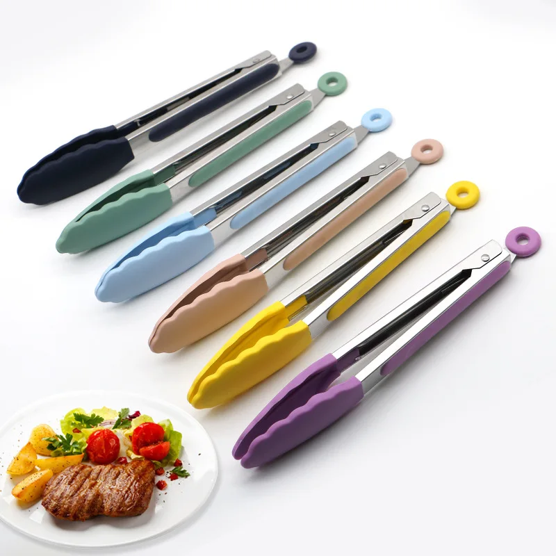 

9-inch kitchen heat-resistant silicone food clip