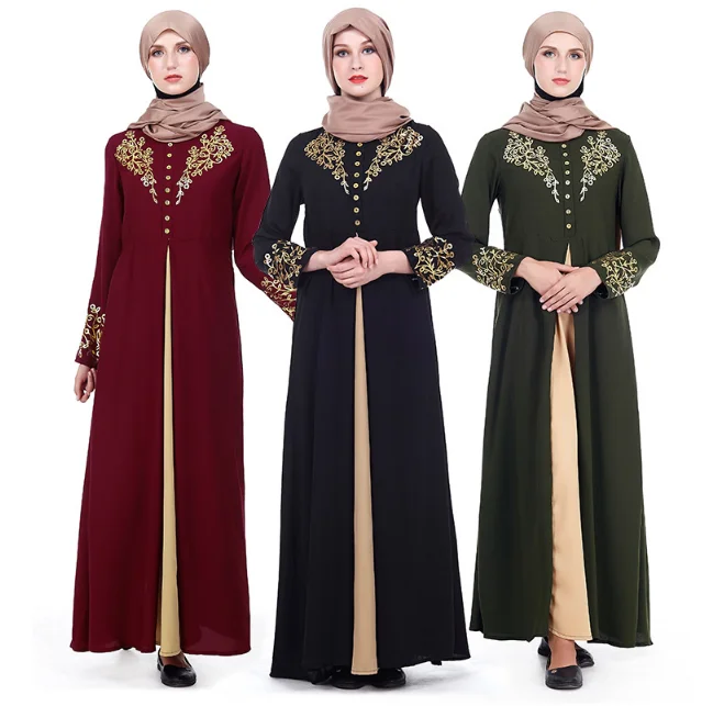 Factory Supply New Design Muslim Women Islamic Clothing Muslim Dresses ...