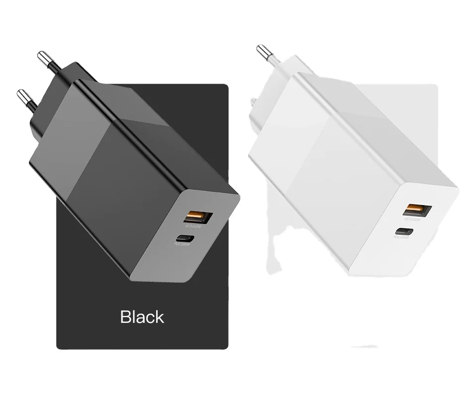 

Factory Supply Gan 65W High Power Mini PD and QC3.0 Double Speed Wall Charger Support Logo Custom Mobile Phone QC4.0