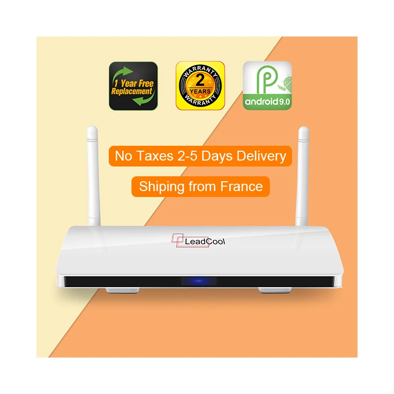 

Best sell 4k Leadcool Amlogic S905W TV Box Android 9.0 Tvbox 1G/2G RAM 8G/16G ROM Ship From France Internet Set Top Box
