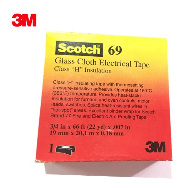 3M Scotch 69 Tape, Premium Glass Cloth
