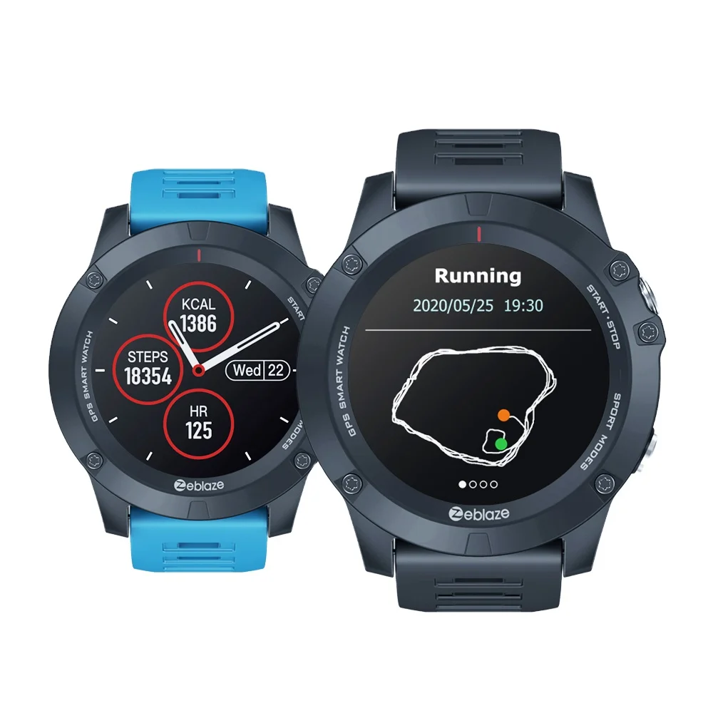 

Sports GPS smartwatch activity tracker monitor zeblaze waterproof vibe 3 gps sport smart watch for men