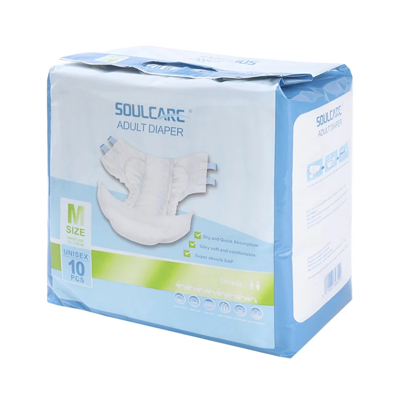 

Super Absorption 3D Leakage Guard Eco Friendly Adult Diapers in Economic Price