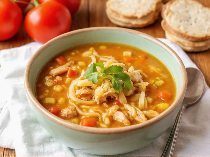Easy Chicken Tortilla Soup Crock Pot Recipe (Ready in 6 Hours)