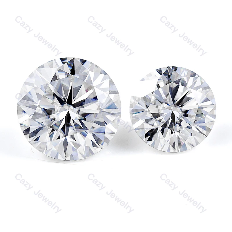 

Cazy GRA Certificate Wholesale Price Round Loose Stones GH DEF VVS Diamond Moissanite