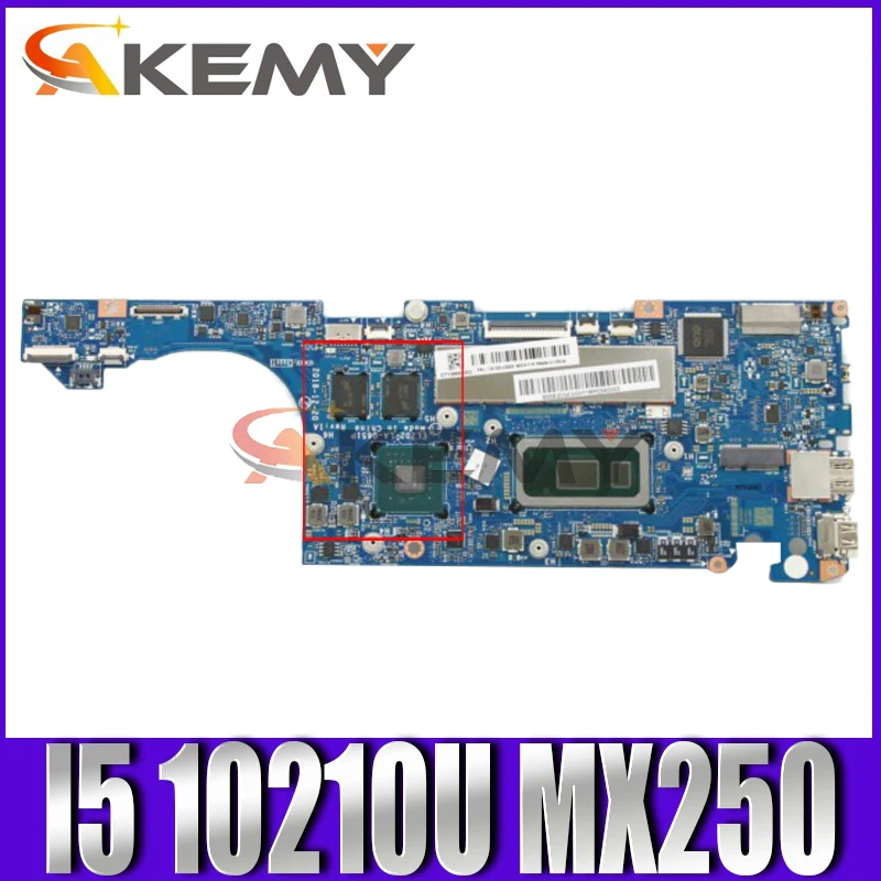 

Mainboard For S530-13IML Laptop notebook computer motherboard FRU 5B20S43008 with CPU I5 10210U RAM 8G GPU MX250 test Ok