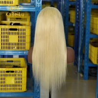 

Virgin Raw Cuticle Aligned Blonde Lace Front Wigs Human Hair 613 Transparent Frontal Lace Wigs With Baby Hair For Black Women