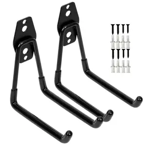 Image of Heavy Duty for Organizing Power Tools and Steel Garage Storage Utility Double Hooks
