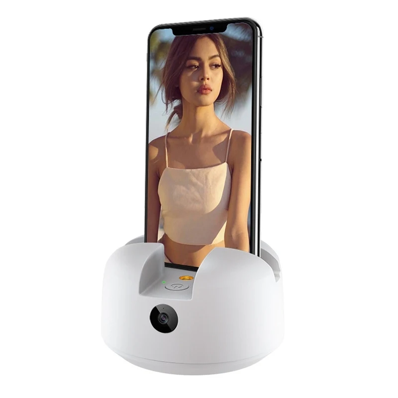 

Dropshipping Customized Logo 360-Degree Smart Follow Camera PTZ AI Face Recognition Object Tracking Anti-Shake Stabilizer