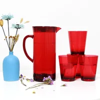 

1.6 l pp oem service plastic water jug with 4 cups set