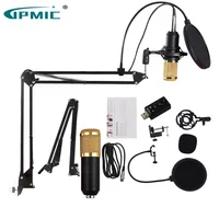 

BM 800 Studio Microphone Multifunctional Wired Cardioid Mic For Sound Recording Professional Condenser bm800 Microphone