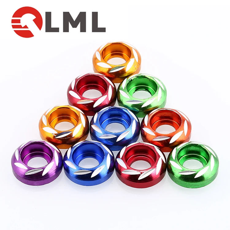 High Quality Colorful Countersunk Washers Anodized Aluminum Washer ...