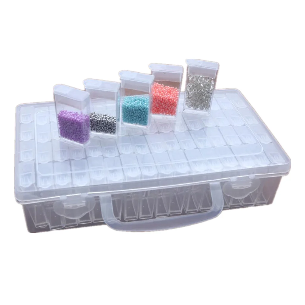 6 10 12 24 42 64 Slots diamond painting storage box 