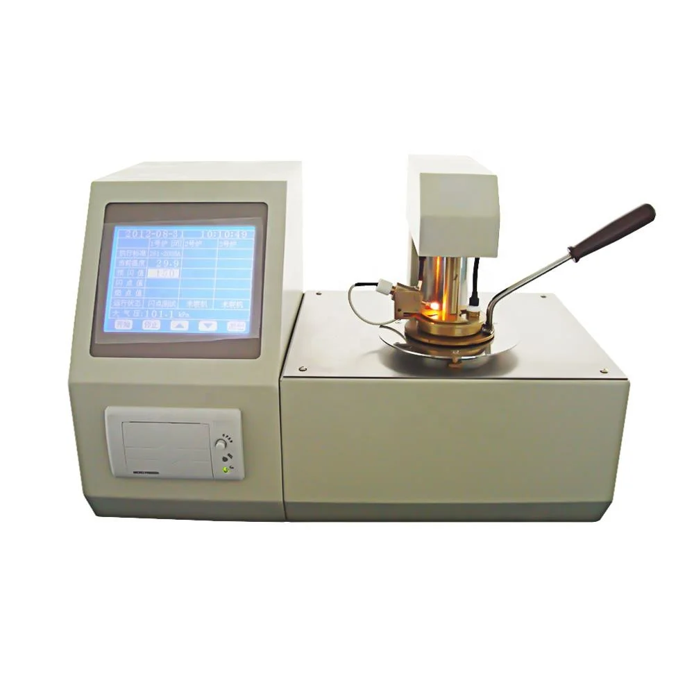 

Fully automatic Pensky martens close cup flash point apparatus / Portable laboratory equipment paraffin oil flash point meter