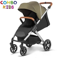 

European new born babies EN1888 aluminum compact lightweight baby stroller can be travel system