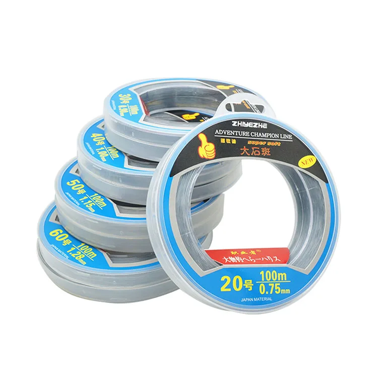 

Hot Selling RTS 100M Sea Fishing High Strength Carbon Fiber Fishing Line, Silver